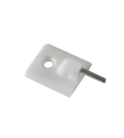 Ganci adesivi per bacchette tenda - bianco - 10 pz. New