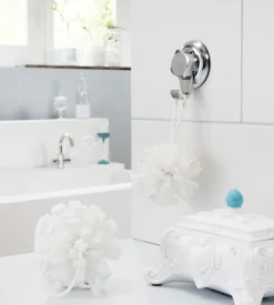 Accessori Bagno-Gancio singolo cromato