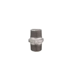 Giunto zincato maschio a doppio filetto 3/4"