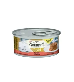 Alimenti Umido Gatto-Gourmet gold tortini con manzo e pomodoro in gelee - 85 gr