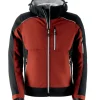 Kapriol giacca da lavoro "dynamic" softshell ruggine/nero tg s