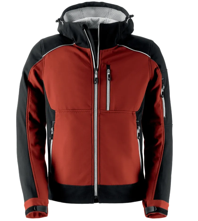 Kapriol giacca da lavoro "dynamic" softshell ruggine/nero tg s