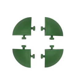 ArtPlast Kit 4 angolari polipropilene verde per pavimentazione esterna, 54x54x25 mm Sale
