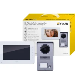 Vimar Kit videocitofonico da parete monofamiliare con vivavoce intercomunicante New