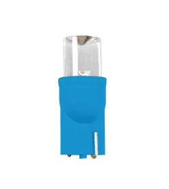 Lampada 1 led colour-led wide 12v - (t10) - w2,1x9,5d - 2 pz  - scatola - blu  58145 Best