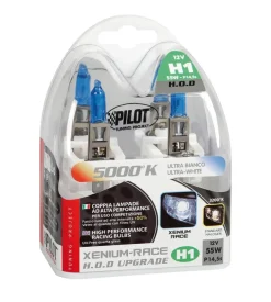 Lampada alogena xenium race 12v - h1 - 55w - p14,5s - 2 pz - scatola plast 58177 Clearance