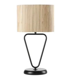 Onli Lampada da tavolo 1 luce "grande" legno e27