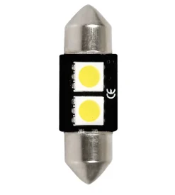 Lampada 12v hyper-led 6 - 2 smd x 3 chips - 10x32 mm - sv8,5-8 - 1 pz  58445 Clearance