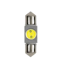 Lampada 12v hyper-led 2 - 1 smd x 2 chips - (c5w) - 10x36 mm - sv8,5-8 - 1 pz bianco  58448 Online