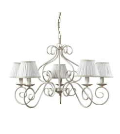 Onli Lampadario 5 luci "vivienne" bianco e14 Sale