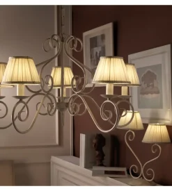 Onli Lampadario 5 luci "vivienne" bianco e14 Sale
