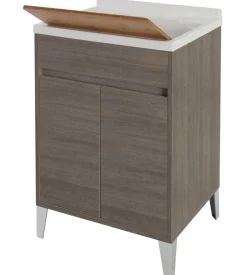 Lavatoio rovere scuro 2 ante, 60x84x50 cm Sale