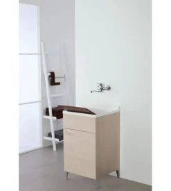 Lavatoio "slim" larice, 50x50x83 cm Clearance