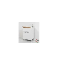 Lavatoio stella bianco, 60x50x83cm Outlet