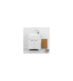 Lavatoio stella bianco, 60x50x83cm Outlet