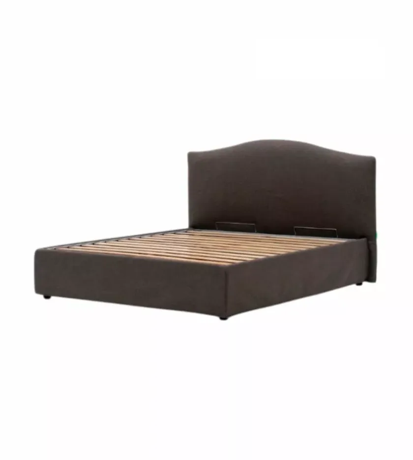 Letto matrimoniale contenitore "hill" grigio 160x190 cm Sale