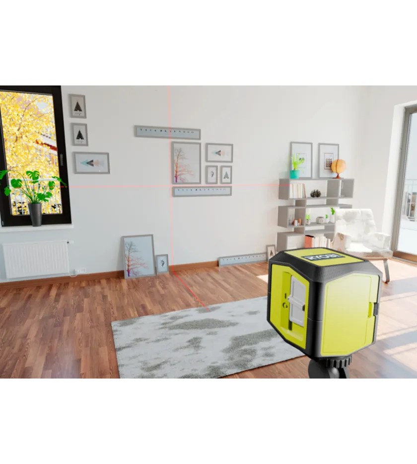 Ryobi Strumenti Di Misurazione-Livella laser rosso a 2 linee rbcllr1 -