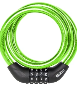 Sparco Bici-Lucchetto morbido per bici giallo con combinazione