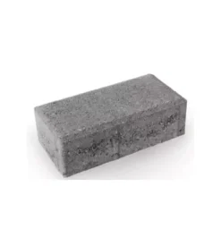 Massello autobloccante in cemento colore grigio, 10x20x5 cm New