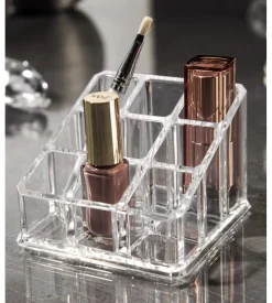 Accessori Bagno-Mini organizer quadrato 9x9x4.5cm