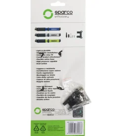 Sparco Bici-Mini pompa per bicicletta in alluminio gialla