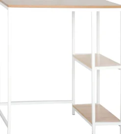 Mobile lavatrice "janet" bianco e legno, 90x60x93 cm Online