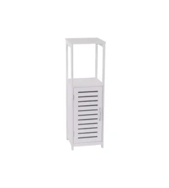 Mobile multiuso bianco con anta e ripiano, 30x30x96 cm Hot