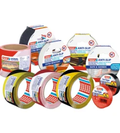 Tesa Nastro in tela plastificato - xp perfect - rosso