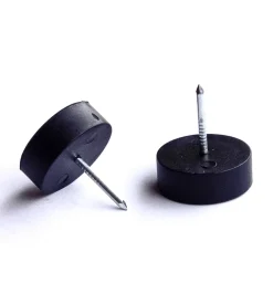 Paracolpi con chiodo - ø 20 mm. - nero - 8 pz. Best