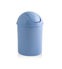 Accessori Bagno-Pattumiera con cupola basculante da 6 litri.