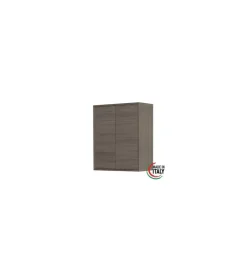 Pensile 2 ante rovere scuro, 60x72x30 cm New