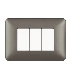 Placca 3p iron matix am4803mir - bticino Best
