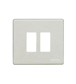 Placca 2p scatola tonda oxidal magic - bticino. Sale