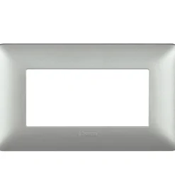 Placca 4p silver matix am4804msl - bticino Sale