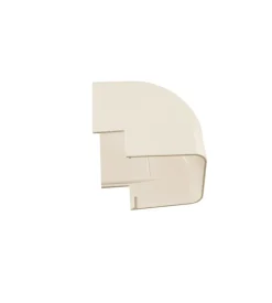Poly Pool - 1 angolo esterno per canale "80 mm x 60 mm" avorio New