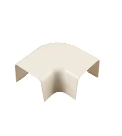 Poly Pool Tubi E Canaline-- 1 angolo piano per canale "80 mm x 60 mm" avorio