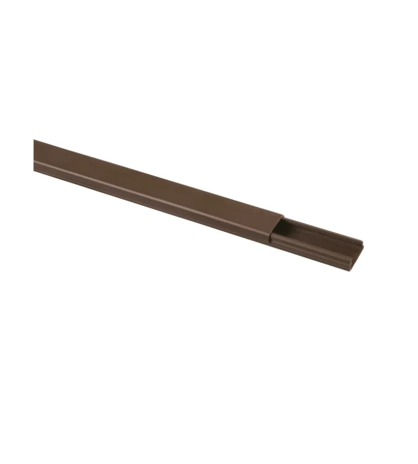 Poly Pool Tubi E Canaline-- 2 m canale portacavo 20 mm x 10 mm marrone