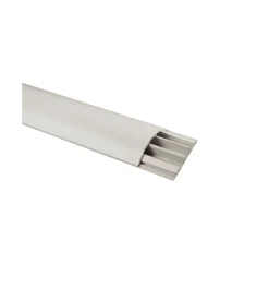 Poly Pool Tubi E Canaline-- 2 m canale sovrapavimento a 3 vie larghezza 69 mm bianco