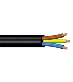 Poly Pool - 1 m cavo h05vv-f 3 x 2,5 mm² nero Hot