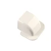 Poly Pool - 1 raccordo curvo per passaggio a muro per canale "80 mm x 60 mm" avorio Online