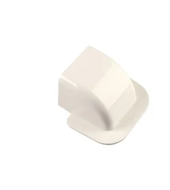 Poly Pool - 1 raccordo curvo per passaggio a muro per canale "80 mm x 60 mm" avorio Online