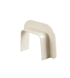 Poly Pool Tubi E Canaline-- 1 raccordo lineare per passaggio a muro per canale "80 mm x 60 mm" avorio