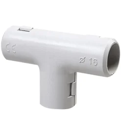 Poly Pool Tubi E Canaline-- giunto a t ispezionabile per tubi rigidi ø 16 mm ip40 grigio