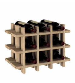 Portabottiglie in pino - 43x22x32,5 cm