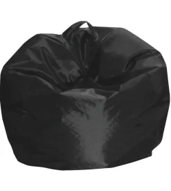 Pouf armonia "comodone" in nylon nero 65x65x62 cm New