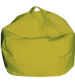 Pouf armonia "comodone" in nylon giallo 65x65x62 cm Online