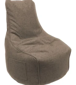 Poltrone E Pouf-Pouf poltrona sacco "milly" beige 65x65x95 cm
