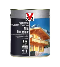 V33 Protettivo completo per legno alta protezione a solvente, colore noce chiaro - 2,5 litri Online