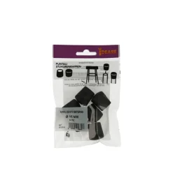 Puntali esterni tondi neri ø 16 mm. 6 pz. Clearance