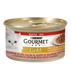 Alimenti Umido Gatto-Purina gourmet gold delizia in salsa salmone per gatti - 85 gr